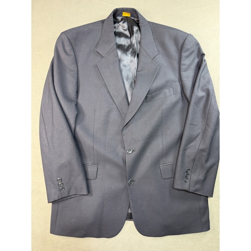 Brooks Brothers Blazer Mens 42R Navy Blue Brooksease Wool Blend Sport Coat